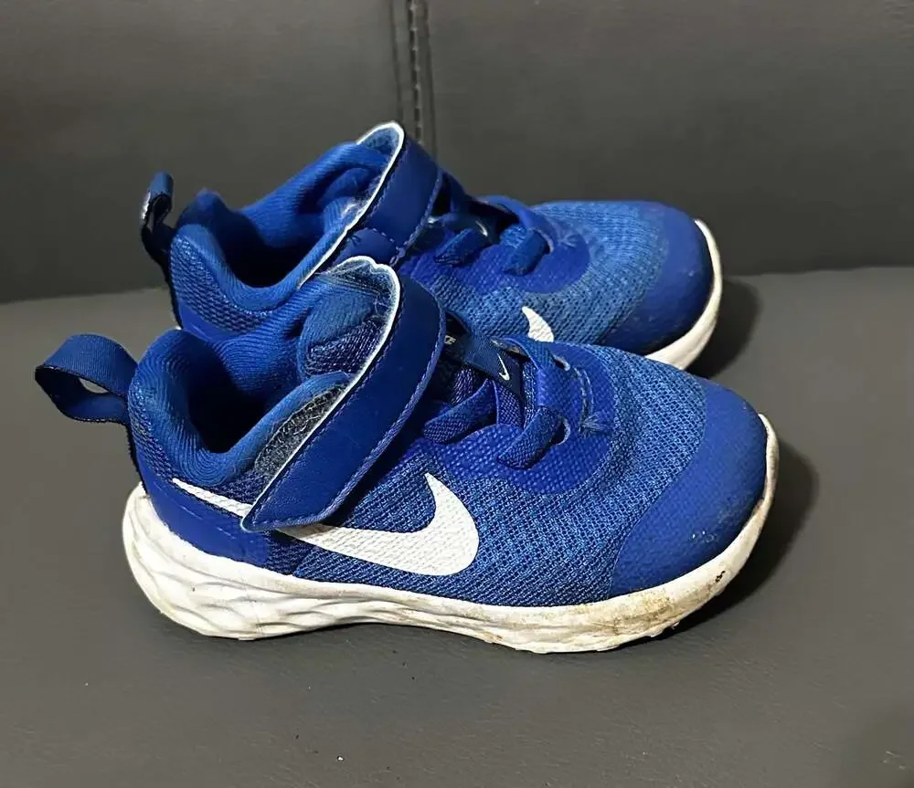 Nike Revolution 6 NN Infant Toddler Blue Shoes Size 6C DD1094-411